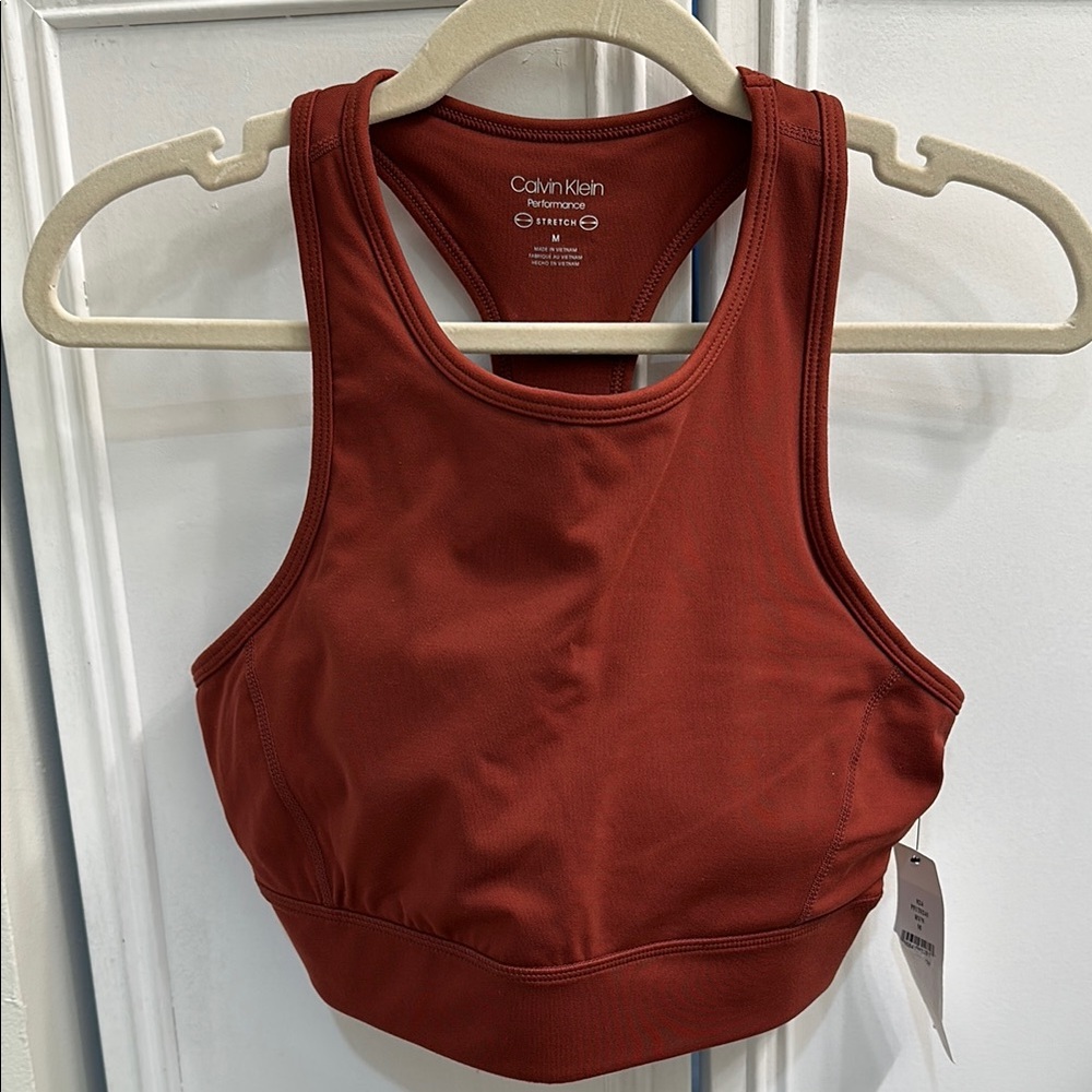 Calvin Klein Women's Rust Sports Bra